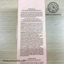 Thông tin Yehwadam Deep Moisturizing Foaming Cleanser (150ml)