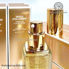 Đầu vòi Kem lót trang điểm Gold Collagen Ampoule Luxury Base fmgt The Face Shop (40ml)