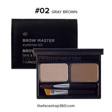 Bột kẻ chân mày Brow Master Eyebrow Kit #02 Gray Brown