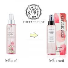 Mẫu mới Xịt dưỡng thể hương nước hoa Perfume Seed Rose Body Mist (155ml)