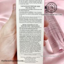 Thông tin Xịt dưỡng thể hương nước hoa Perfume Seed Rose Body Mist (155ml)