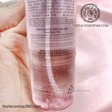 Xịt dưỡng thể hương nước hoa Perfume Seed Rose Body Mist (155ml)