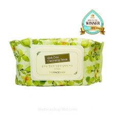 Giấy tẩy trang Herb Day Cleansing Tissue The Face Shop (70 miếng)