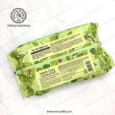 Giấy tẩy trang Herb Day Cleansing Tissue The Face Shop (70 miếng)