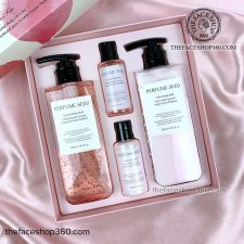 Bộ sữa tắm và dưỡng thể hương nước hoa Perfume Seed Velvet Special Body Care Set (4 sản phẩm)