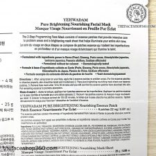 Thông Tin Mặt nạ dưỡng trắng giảm sạm nám Yehwadam Pure Brightening Nourishing Facial Mask