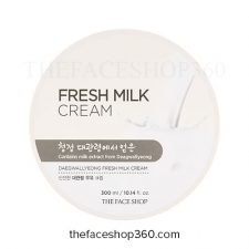 Kem dưỡng trắng body từ sữa Cừu Daegwallyeong Milk Fresh Cream The Face Shop (300ml)