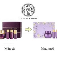 Mẫu mới Bộ kem trẻ hóa da chống lão hóa Yehwadam Hwansaenggo Ultimate Rejuvenating Cream Special Set The Face Shop (5 sản phẩm)