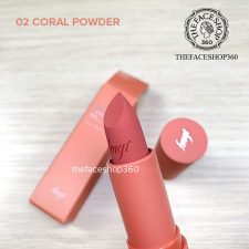 02 Coral Powder Rouge Powder Matte fmgt The Face Shop