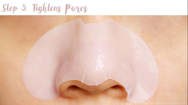 Bước 3 sử dụng Jeju Volcanic Lava 3-Step Deep Cleansing Nose Strips