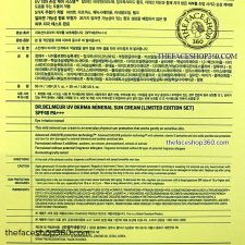 Thông tin Dr. Belmeur UV Derma Mineral Sun Cream SPF48 PA+++