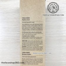 Thông tin Xịt khoáng dưỡng ẩm Chia Seed Advanced Hydro Mist The Face Shop (165ml)