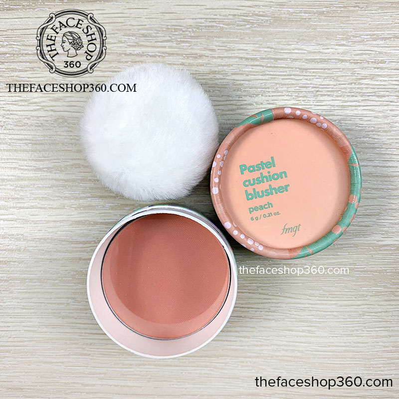 Phấn má hồng dạng nén Pastel Cushion Blusher fmgt The Face Shop -  TheFaceShop360