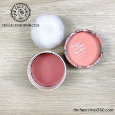 Mở hộp 02 Coral Pink Hồng Cam - Phấn má hồng dạng nén Pastel Cushion Blusher fmgt