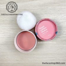 Mở hộp 03 Merry Pink Hồng Phấn - Phấn má hồng dạng nén Pastel Cushion Blusher fmgt