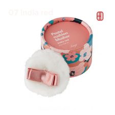 07 India Red Đỏ Hồng - Phấn má hồng dạng nén Pastel Cushion Blusher fmgt
