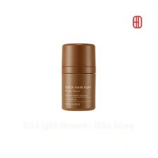 03 Light Brown - Nâu Sáng - Phấn che khuyết điểm tóc Quick Hair Puff The Face Shop