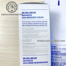 Giới thiệu Kem dưỡng phục hồi da nhạy cảm Dr.Belmeur Advanced Cica Recovery Cream Tuýp (60ml)