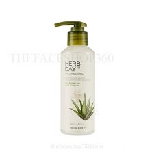 Herb Day 365 Master Blending Foaming Pump Cleanser Aloe & Green Tea