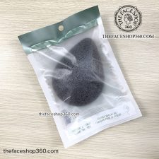 Mặt trước Bọt rửa mặt than hoạt tính Charcoal & Konjac Cleansing Puff The Face Shop