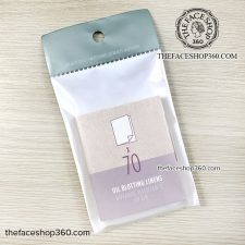 Mặt trước Giấy lụa thấm dầu Daily Beauty Tools Oil Blotting Linens The Face Shop (70 miếng)