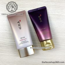 Mặt trước Set kem chống nắng Giảm nếp nhăn Chống lão hóa Yehwadam Wrinkle Care Sun Cream SPF50+ PA++++ 50ml