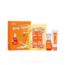 Bộ Kem và Tinh chất dưỡng trắng sáng da Dr. Belmeur Vita Serine Serum Vitamin Edition The Face Shop