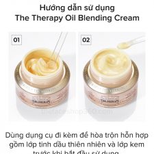 Hướng dẫn sử dụng The Therapy Oil Blending Cream The Face Shop (50ml)