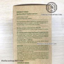 Thông tin Energy Seed Advanced Antioxidant Hydro Serum The Face Shop (170ml)