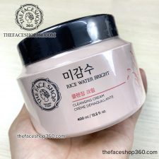 Mặt trước Kem tẩy trang Gạo Rice Water Bright Cleansing Cream The Face Shop (400ml)