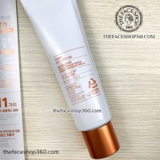 Mặt sau Kem dưỡng trắng da nâng tone Dr. Belmeur Vita 11 Tone-Up Cream The Face Shop (60ml)