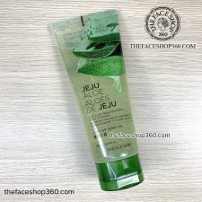 Mặt trước Sữa rửa mặt dạng gel mềm mịn da Jeju Aloe Fresh Soothing Foam Cleanser The Face Shop (150ml)