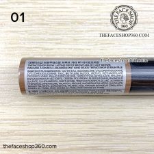 01 Light Brown Mascara chân mày lâu trôi Brow Lasting Proof Browcara fmgt The Face Shop