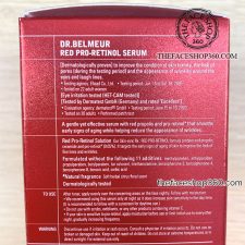 Thông tin Tinh chất cải thiện nếp nhăn chuyên sâu Dr. Belmeur Red Pro-Retinol Serum The Face Shop (50ml)