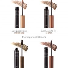Tone màu Mascara chân mày lâu trôi Brow Lasting Proof Browcara fmgt The Face Shop