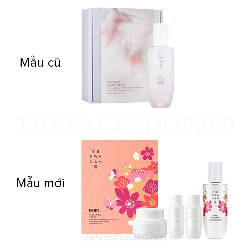 Bộ dưỡng trắng sáng da Yehwadam Jeju Magnolia Pure Brightening Serum Special Gift Set (4SP)