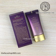 Mặt sau Kem chống nắng Chống lão hóa Yehwadam Hwansaenggo Serum Infused Sun Cream SPF50+ PA++++