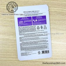 Mặt sau Mặt nạ siêu cấp ẩm phục hồi da The Solution Double Up Soothing Care Face Mask The Face Shop