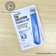 Mặt trước Mặt nạ cấp ẩm dịu da The Solution Double Up Moisturizing Care Face Mask The Face Shop