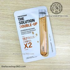 Mặt trước Mặt nạ Keo ong ngừa lão hóa The Solution Double Up Nourishing Care Face Mask The Face Shop