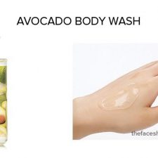 Chất Gel tắm dưỡng từ Bơ và Vitamin E Avocado Body Wash The Face Shop (300ml)
