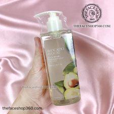 Mặt trước Gel tắm dưỡng từ Bơ và Vitamin E Avocado Body Wash The Face Shop (300ml)