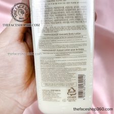 Thông tin Sữa dưỡng thể  Bơ và Vitamin E Avocado Body Lotion The Face Shop (300ml)