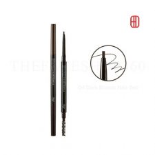 04 Dark Brown: Nâu đen - Chì kẻ mày 2 đầu siêu mảnh Brow Master Slim Pencil fmgt