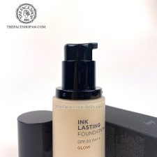 Vòi bơm kem nền lâu trôi hiệu ứng căng bóng da Ink Lasting Foundation Glow fmgt The Face Shop (30ml)