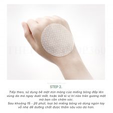 Hướng dẫn sử dụng Nước cân bằng dạng miếng Tràm Trà ngừa mụn se khít lỗ chân lông Tea Tree Toner Pads The Face Shop 150ml