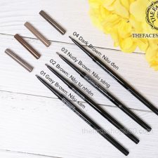 Tone màu Chì kẻ mày 2 đầu siêu mảnh Brow Master Slim Pencil fmgt The Face Shop