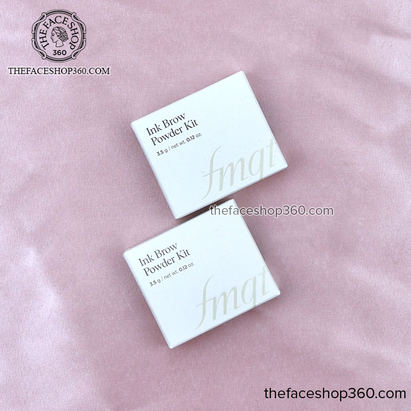 Hộp Bột kẻ mày 3 ô Ink Brow Powder Kit fmgt The Face Shop