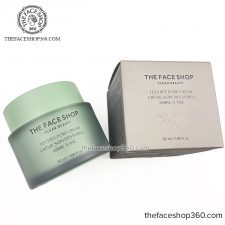 Kem dưỡng Tràm Trà ngừa mụn se khít lỗ chân lông Tea Tree Pore Cream The Face Shop 50ml