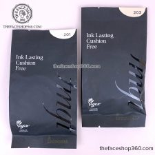 Lõi phấn nước thuần chay lâu trôi Ink Lasting Cushion Free Vegan fmgt Refill The Face Shop